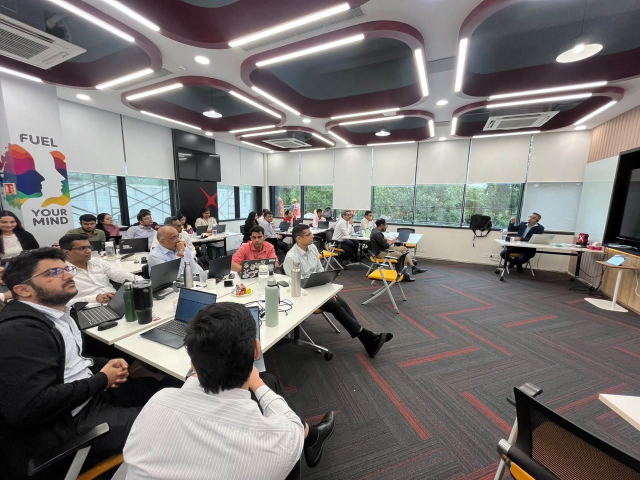 A full training room during the Copilot program